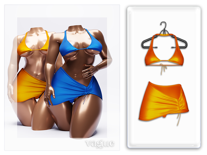 Vague. Bianca Set - Orange -