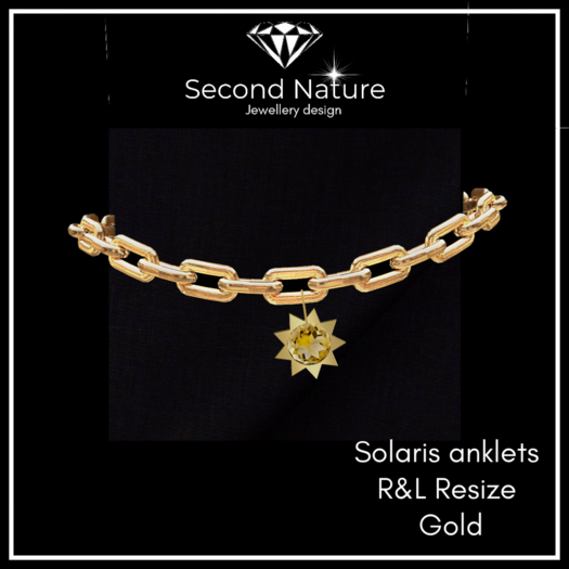 SNJ Solaris Anklets Gold ADD!