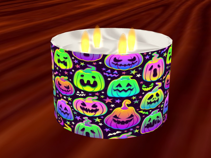 TM Halloween Candle B - Four Flickering Flames