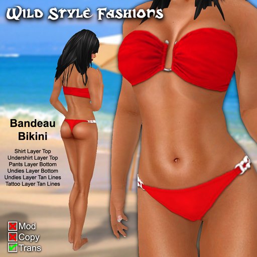 Wild Style Bandeau Bikini 2011