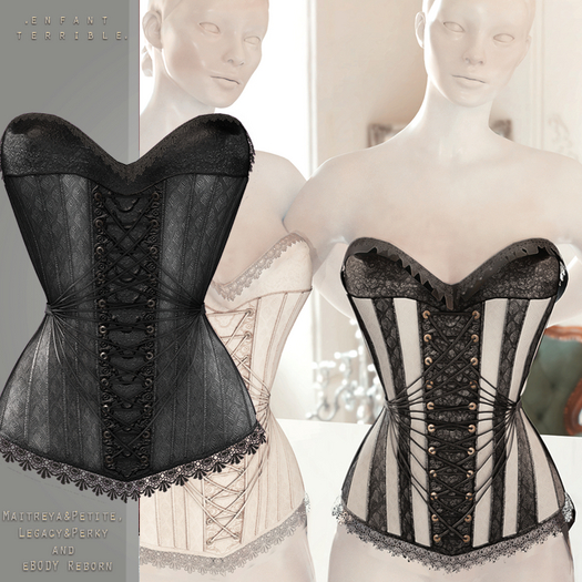 .ET. Dolce Corset (add me) Black