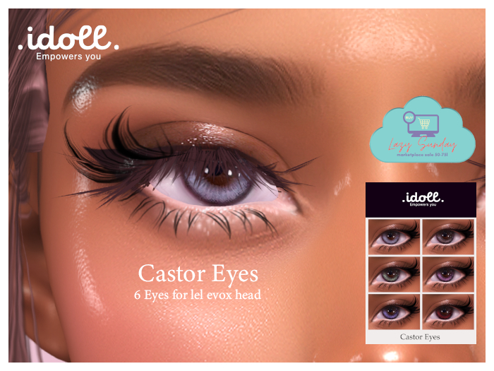 .Idoll. Castor Eyes Set - LAZY SUNDAYS