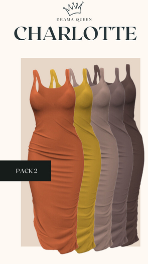DRAMA QUEEN Charlotte Dress Pack 2