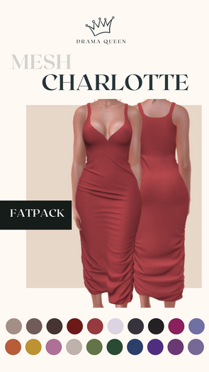 DRAMA QUEEN Charlotte Dress FatPack