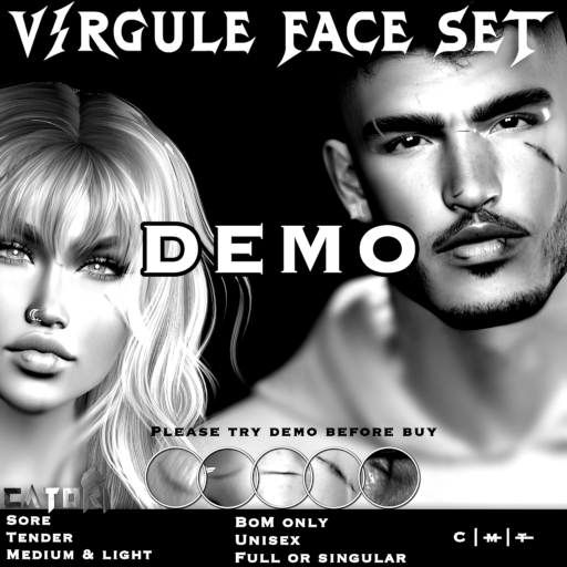 .catori. evo x virgule face set. DEMO.