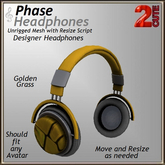 Phase Headphone [2cute] Golden Grass