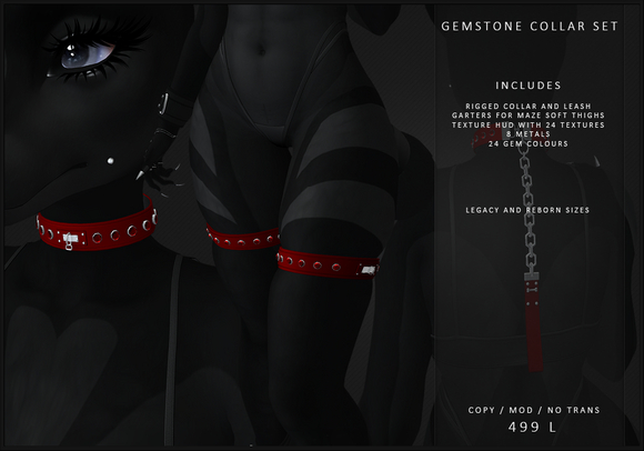 [MODZ] GEMSTONE COLLAR SET - ADD ME