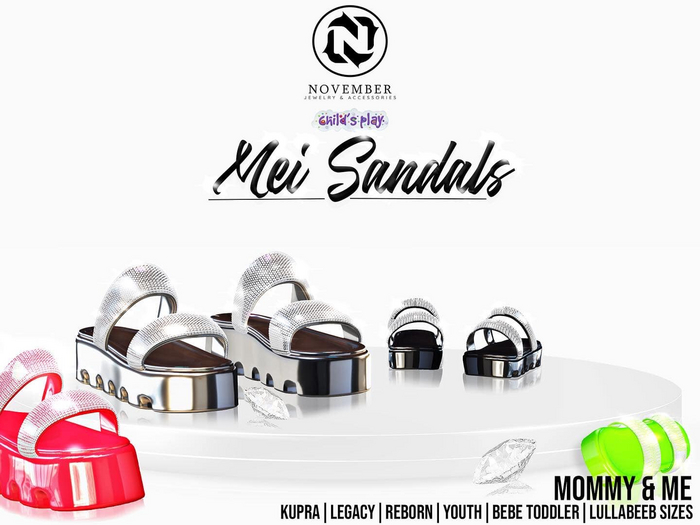 NovxChild'sPlay- Mei Sandals- (YOUTH) FATPACK