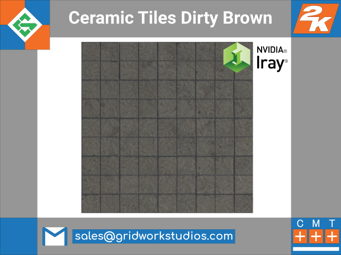 Ceramic Tiles Dirty Brown