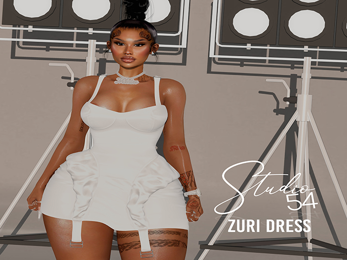 S.54 Zuri Dress White