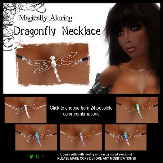 [Magically Aluring] Dragonfly Necklace