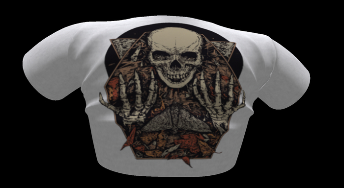 ! ! NB - Skull & Moth Tee