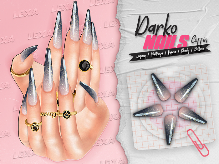 Lexa - Darko Coffin Nails 