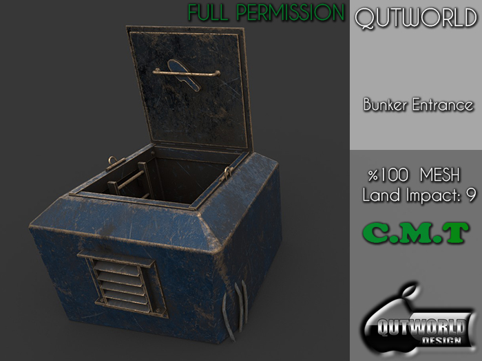 Second Life Marketplace - .::QUTWORLD Bunker Entrance::.FP