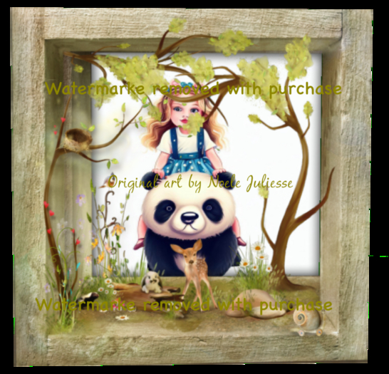 Fine Art - "Panda Ride" (Boxed)