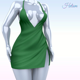 Green Sina Dress Freya Hourglass Prima Kupra Kups