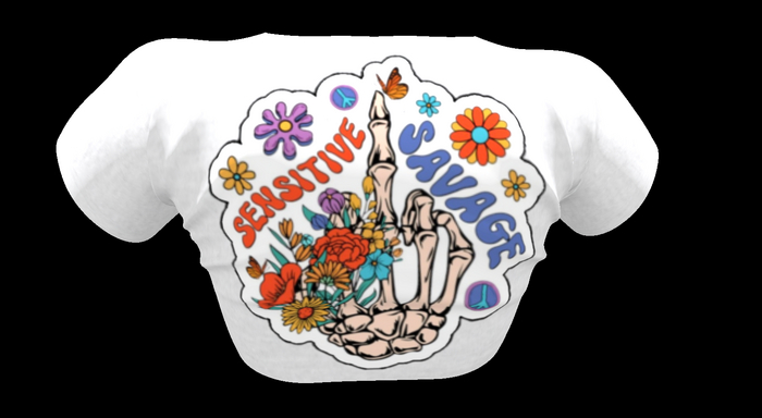 ! ! NB - Sensitive Savage Tee - 