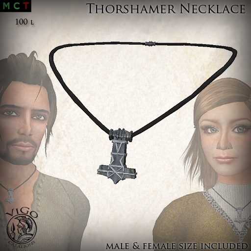 ViGo - Thor's Hammer Necklace