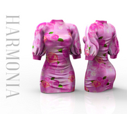 Pink Roses Charlotte Dress PERKY