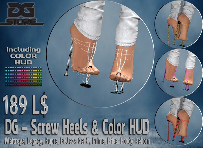 DG - Screw Heels & Color Hud - Unpacker