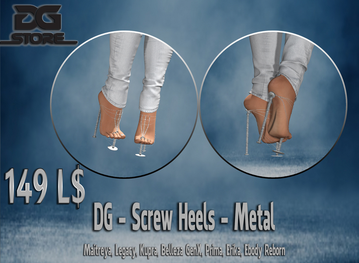 DG - Screw Heels - Metal - Unpacker