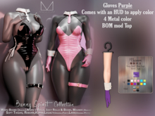 [[ Masoom ]] Bunny Spirit Gloves - Purple