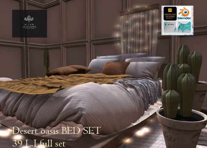 .:M.LAW:. desert oasis BED SET bOX