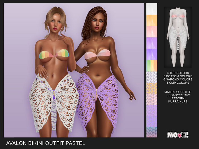 MOoH! Avalon bikini outfit pastel (Add)