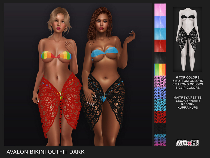 MOoH! Avalon bikini outfit dark (Add)