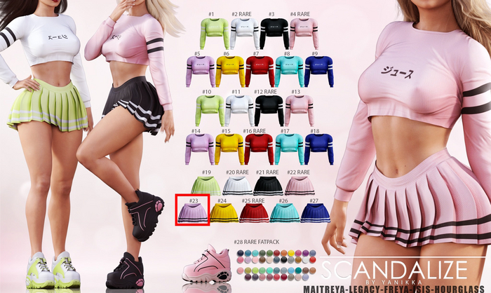 Scandalize.BACK TO SCHOOL. Skirt. LEGACY. #23