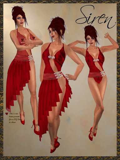 *Goddess* Siren in Red