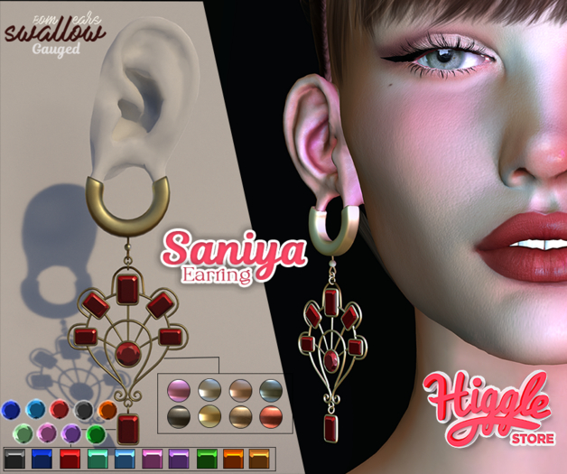 [HIGGLE] Saniya Earring - Swallow 
