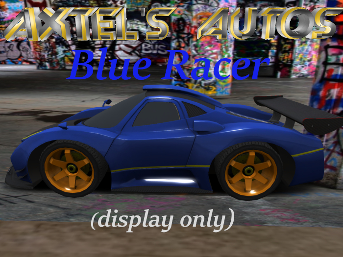 Blue Racer--display only