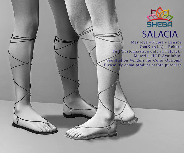 [Sheba] Salacia Sandals Fatpack Demo