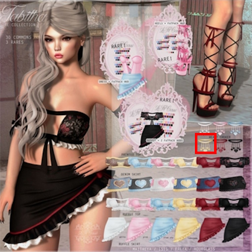 {le fil casse} Tabitha Heart Choker Lemonade