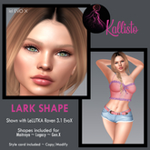 Kallisto ~ Lark Shape