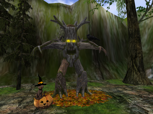 Halloween Decor Scene