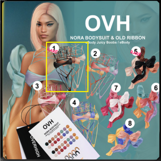 1. Nora Bodysuit PACK1 RARE