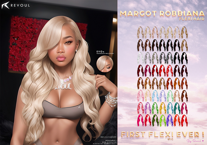 REVOUL - 'Margot Robbiana' FLEXI WIG / KAWAII'S <3 (add me)