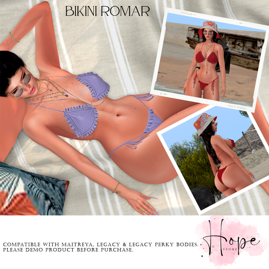 *HOPE STORE* Bikini ROMAR - Light Blue
