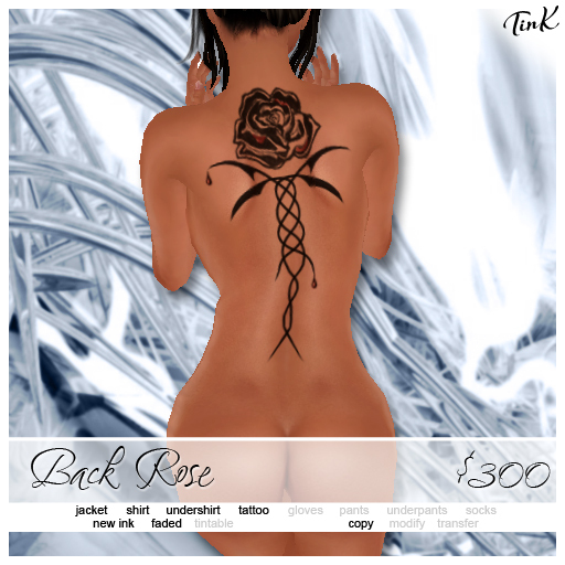TinK - Back Rose Tattoo