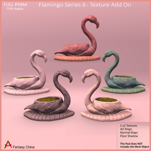 Flamingo - Full Perm Textures Add On Flamingo Series V-6 Textures Add On