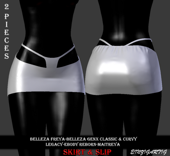 [SHINE FULL PERM] SKIRT & SLIP EINZIGARTIG