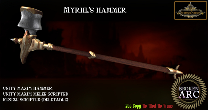 Myriil's Hammer - (Unity Maxim v2.5 boxed)