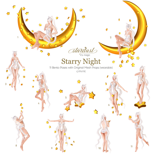 Stardust - Starry Night - FATPACK Bento Poses