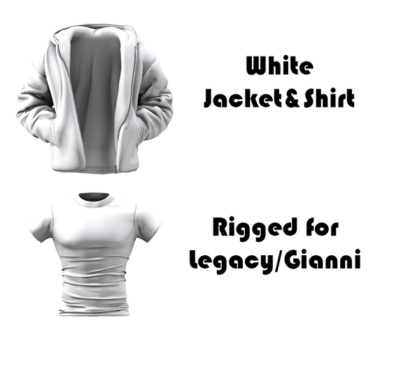White Jacket&Shirt