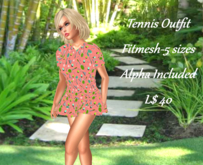 Tennis Outfit-1-Blouse & Skirt