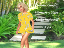 Tennis Outfit-6-Blouse & Skirt