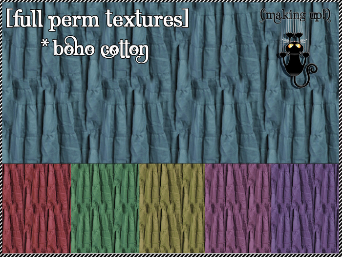 [Making Up!] - TEXTURE FP SERIES - Boho Cotton