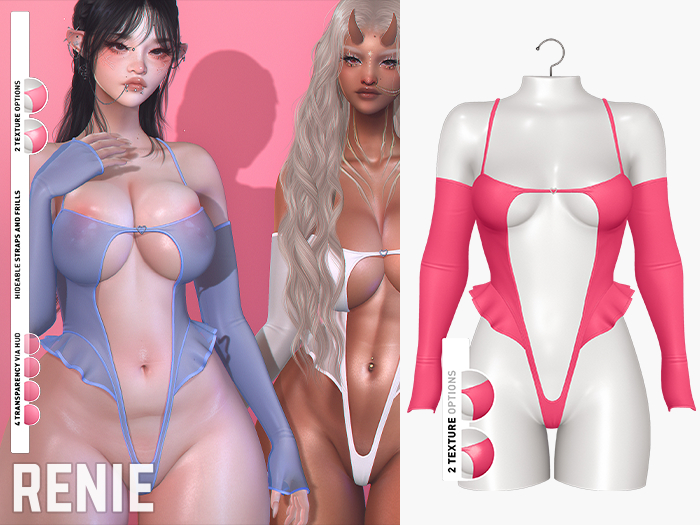 RENIE : MILLA BODYSUIT - HOT PINK